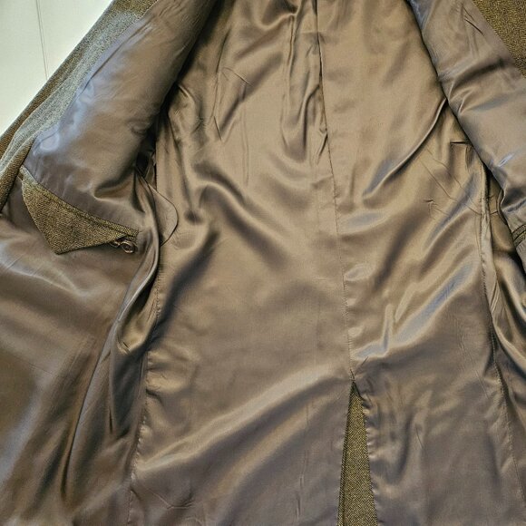 StudioSuits Bottle Brown Herrignbone Tweed Blazer - 42R - Picture 10 of 11